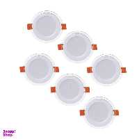 پنل اس ام دی 9 وات پارس شعاع توس مدل دایره بسته 6عددی