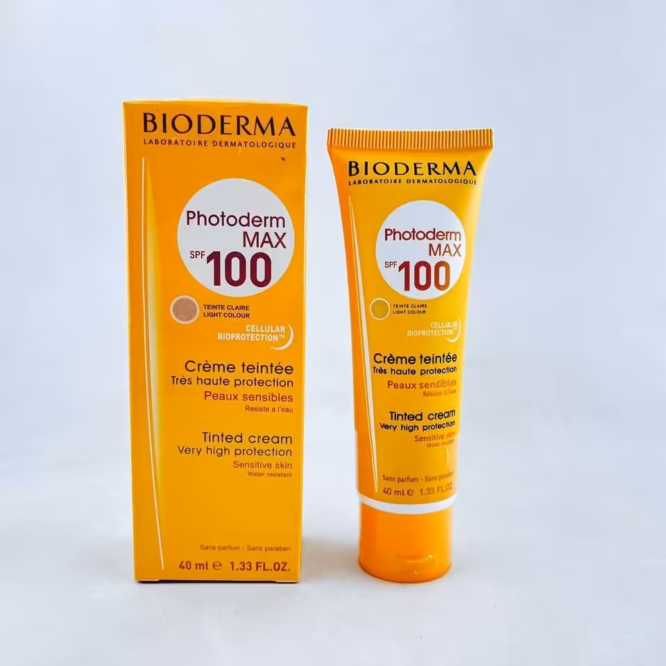 کرم ضد آفتاب رنگ طبیعی بیودرما spf100 ( دایره کرم )