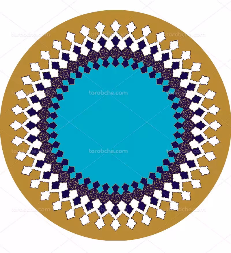 وکتور المان سنتی شمسه | گرافیک با طعم تربچه