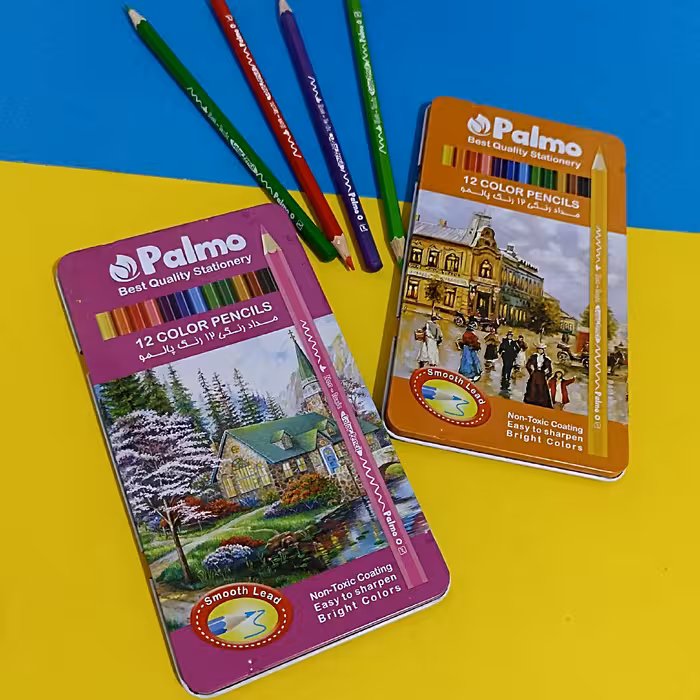 مدادرنگی 12رنگ پالمو فلزی
