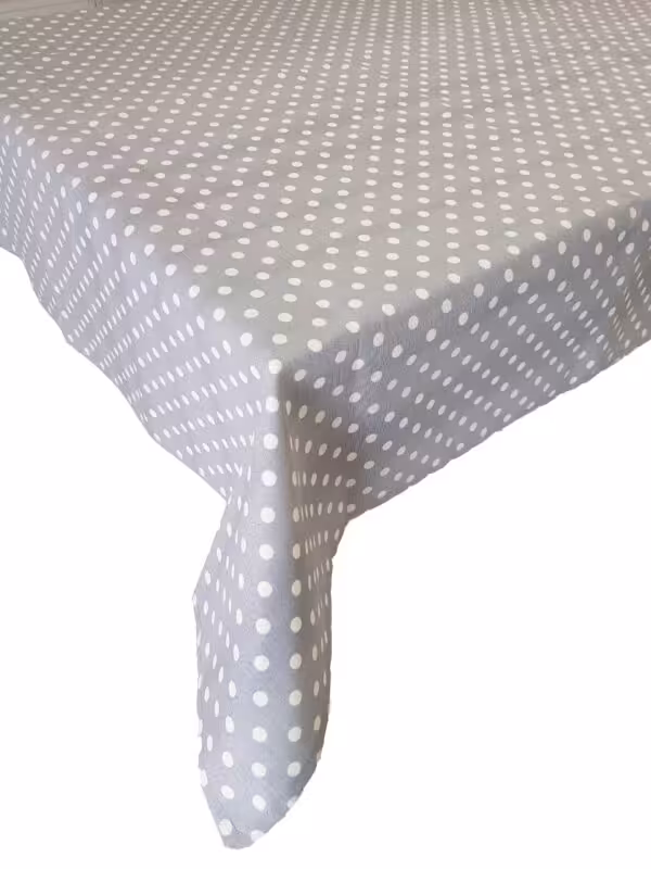 رومیزی داک- طوسی خالخالی