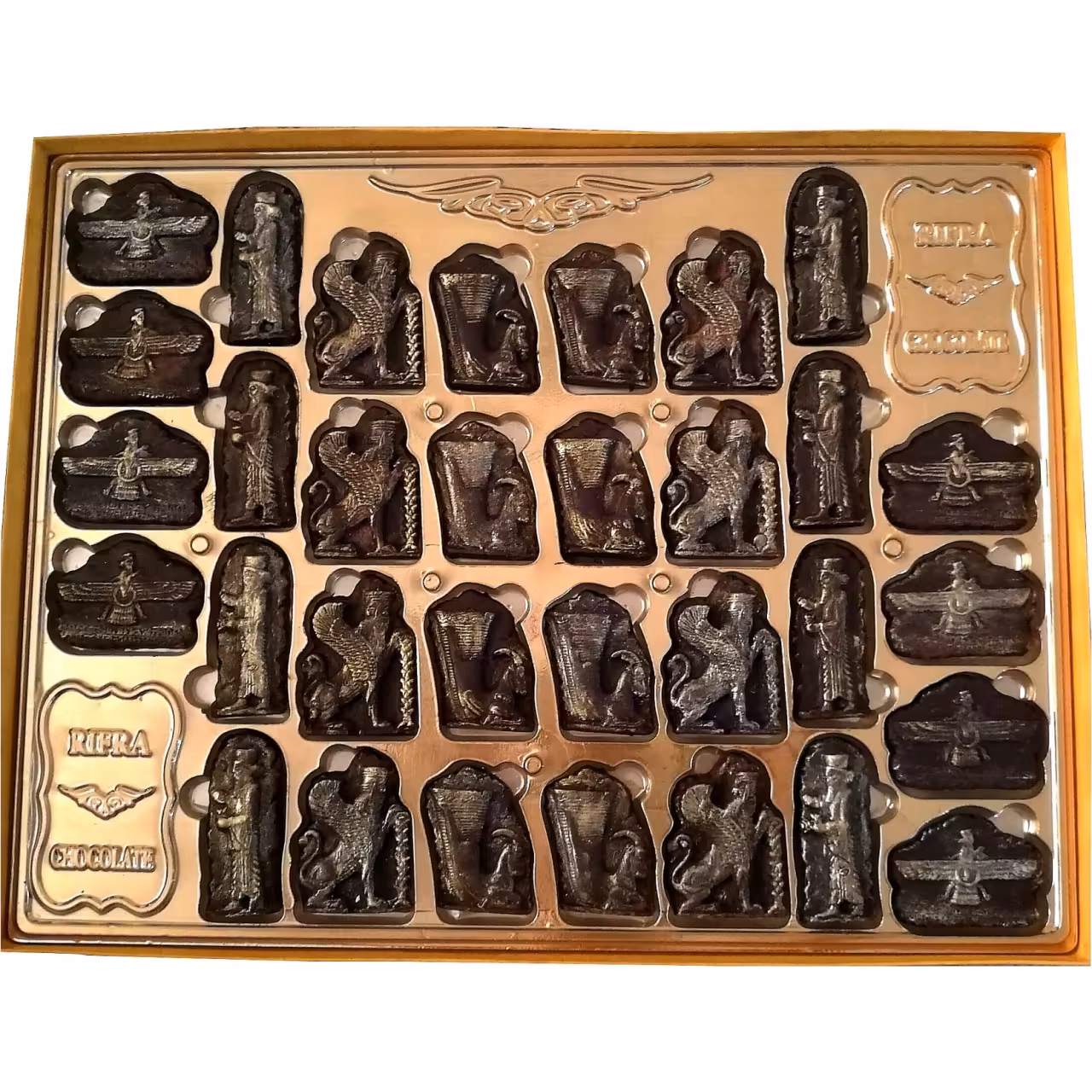 شکلات پذیرایی تلخ 70% ست هخامنشی