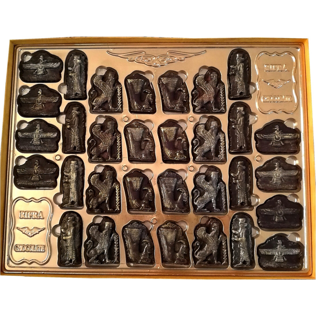 شکلات پذیرایی تلخ 70% ست هخامنشی