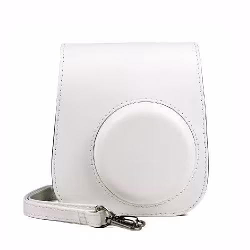 کیف دوربین فوجی فیلم مناسب برای Instax Mini 11 White Leather Case