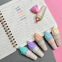 هایلایتر طرح بستنی پک 6 تایی