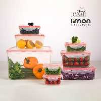 ظرف فریزری 16 پارچه مستطیل لیمون کد 7923