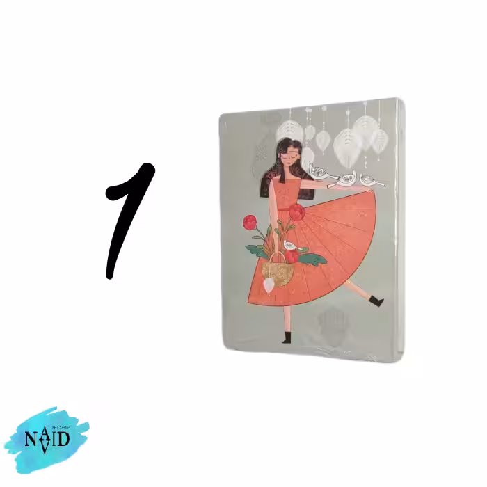 دفتر کلاسور فانتزی 100 برگ قفل فلزی سویل کد 1305