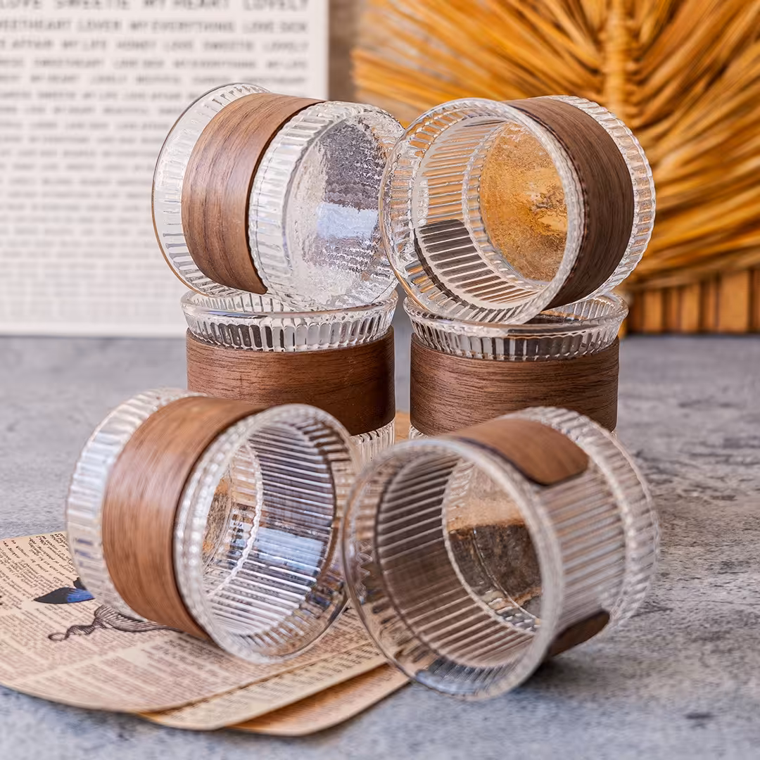 مینی ماگ دور چوبی 