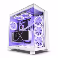 قیمت و خرید کیس کامپیوتر ان زی ایکس تی مدل H9 Elite Matte White | یاس ارتباط
