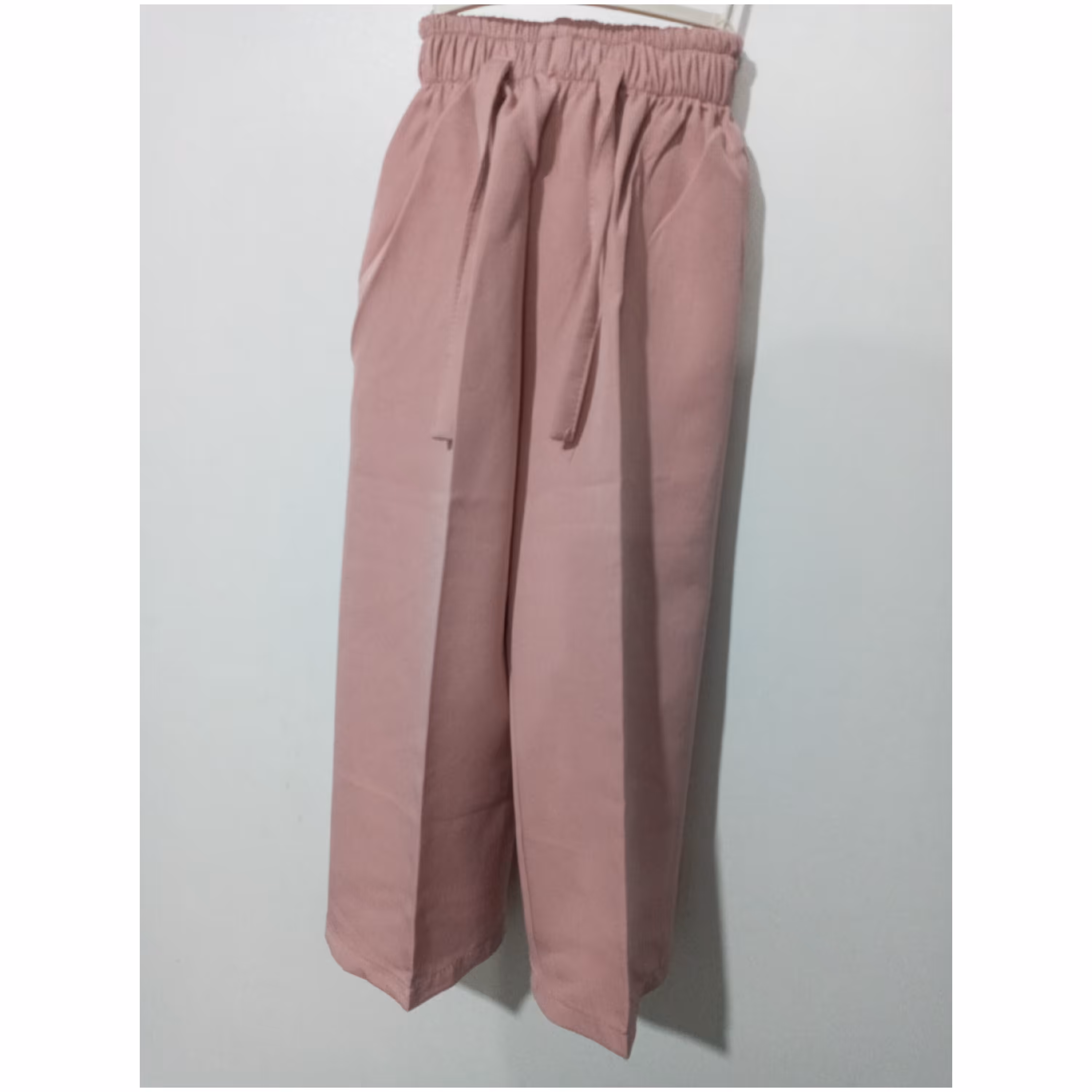 شلوار بگ دخترانه کرپ خنک برای تابستان در سه رنگ سایز بندی از 65 تا 80