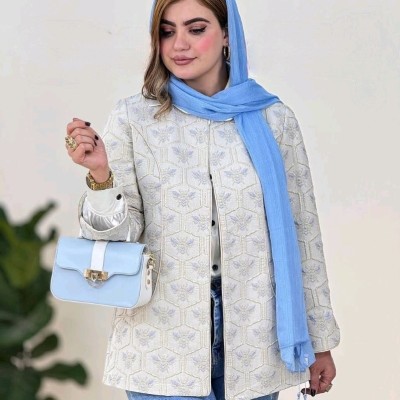 مانتو مجلسی ژاکارد ترک مزونی