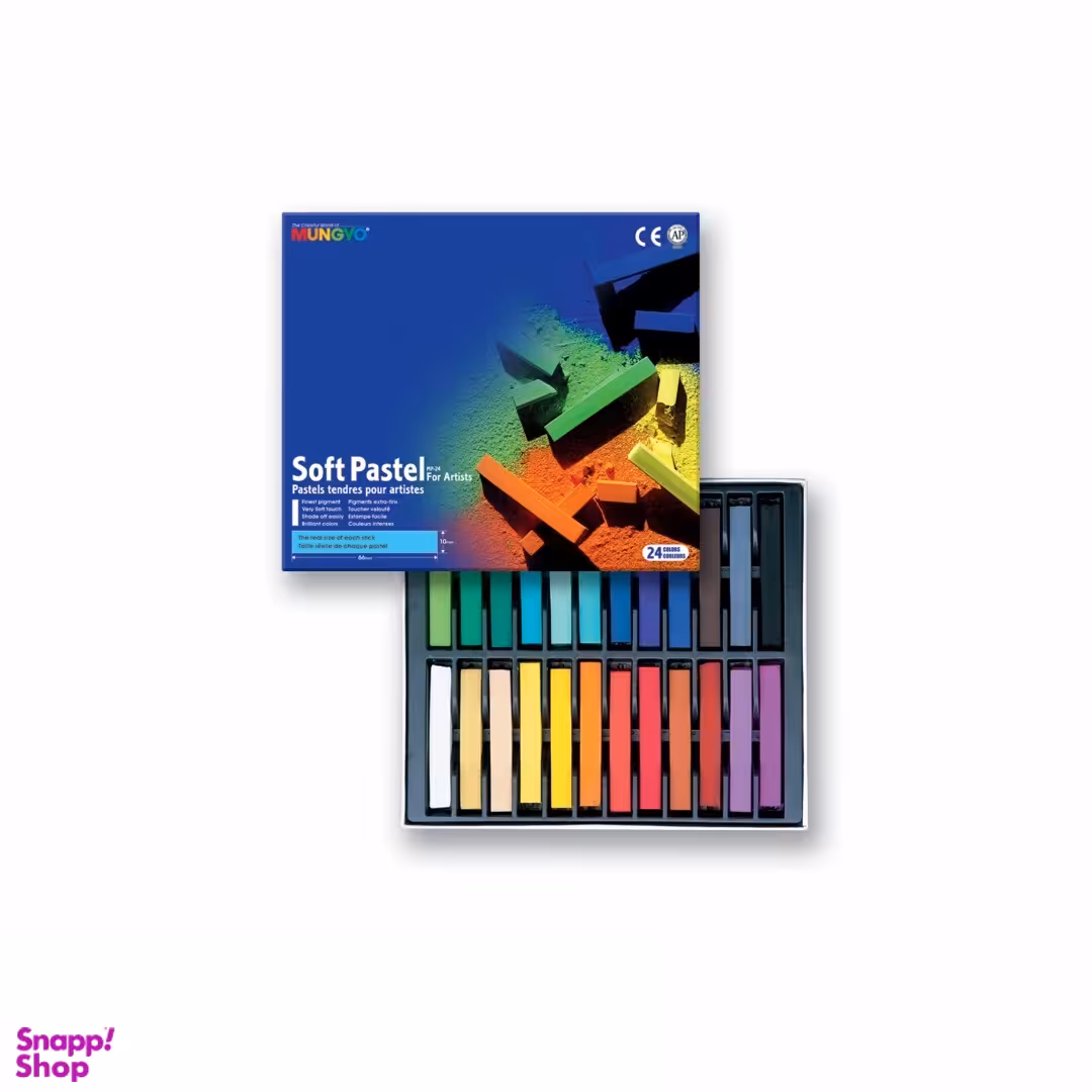 پاستل گچی مانگیو (Mungyo) مدل 24 رنگ