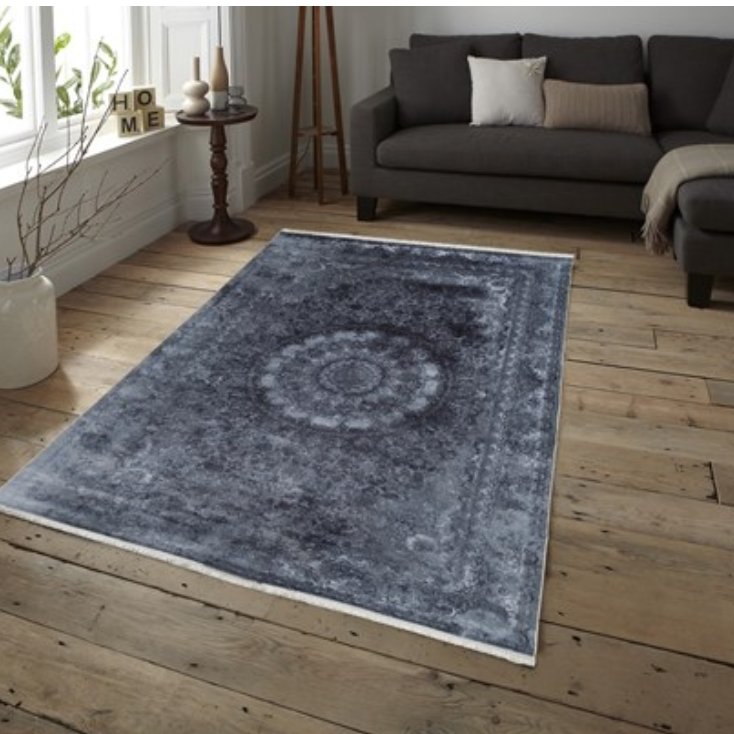 فرش ماشینی وینتیج 4 متری 700 شانه تراکم 3300 کلاریس  کد M100645