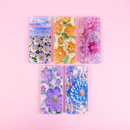 قاب ژله ای طرحدار گل برجسته محافظ لنزدار Samsung Galaxy A31