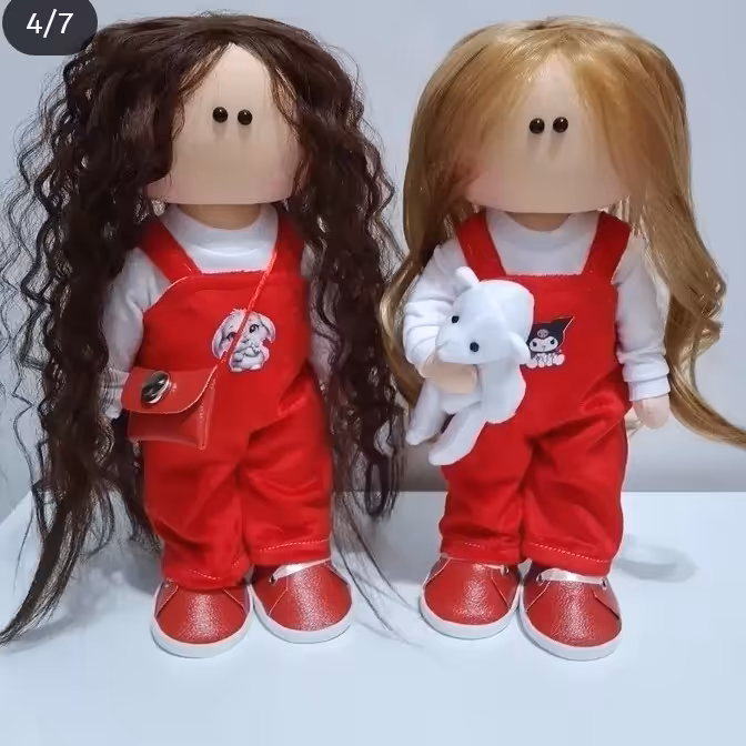 عروسک روسی خرس  به دست