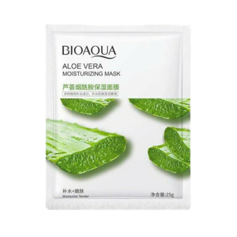 ماسک صورت بایو آکوا مدل ALOE VERA وزن 25 گرم