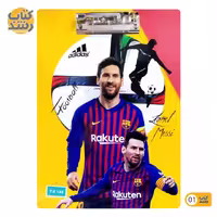 زیر دستی فانتزی MDF رویش سایز A4