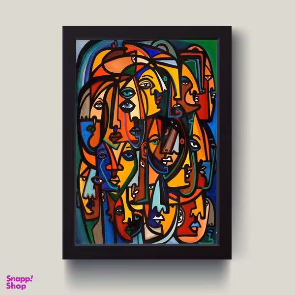 تابلو مدل دکوراتیو چهره در چهره کد G13-04