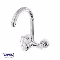 شیر سینک دیواری کلار مدل آریا کروم