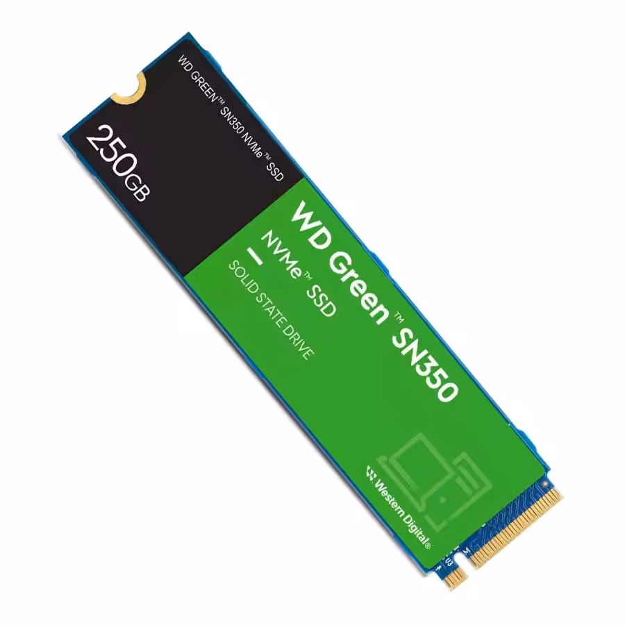 قیمت و خرید اس اس دی 250 گیگابایت وسترن دیجیتال مدل Green SN350 M.2 2280 NVMe | یاس ارتباط