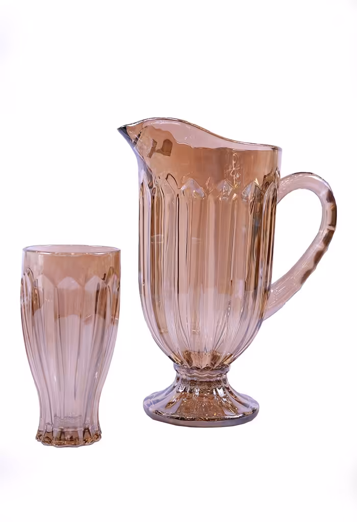 پارچ و لیوان کریستال اف ام اف