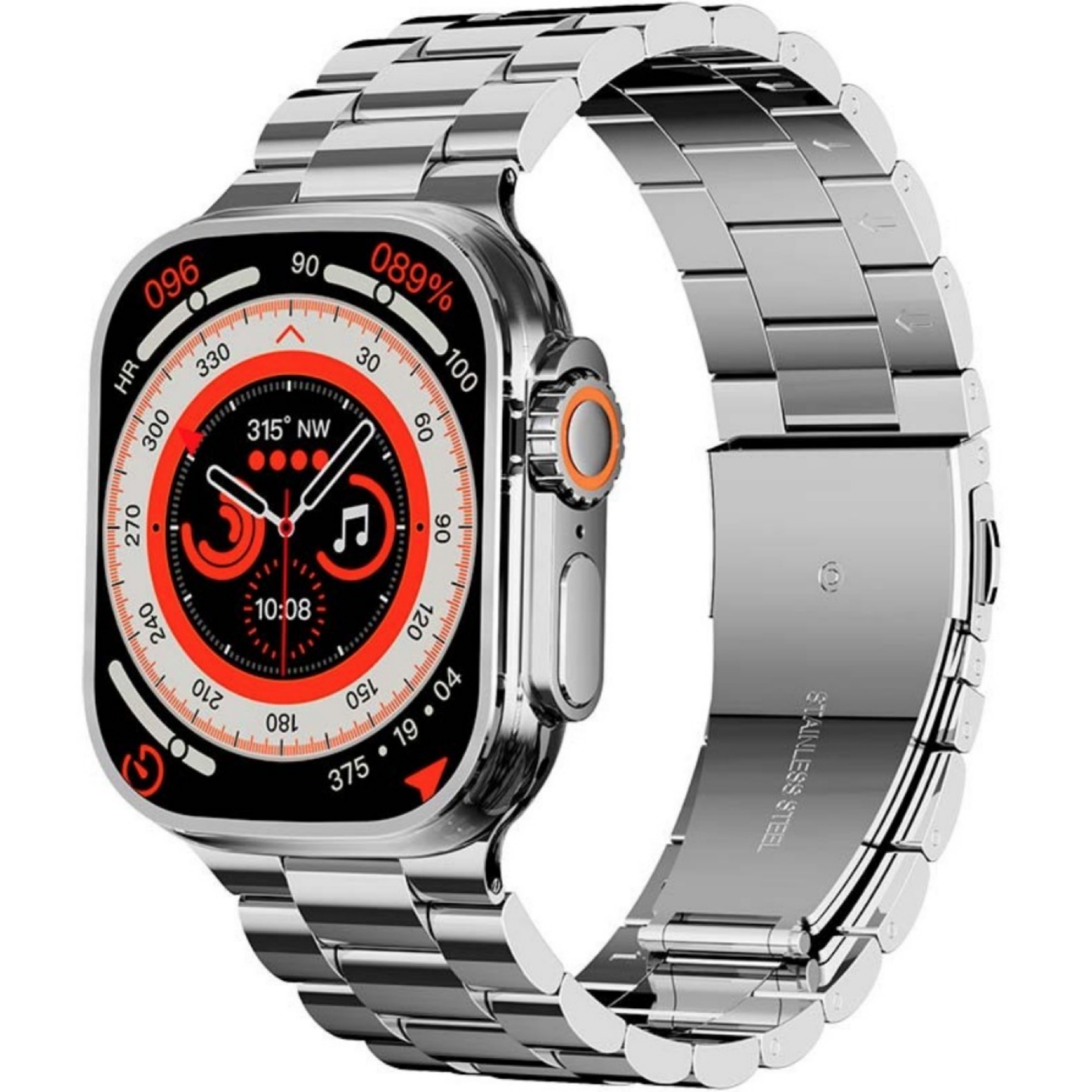 ساعت هوشمند WS09 ultra - ساعت هوشمندطرح اپل واچ اولترا صفحه نمایش 49mm و دارای دو بند