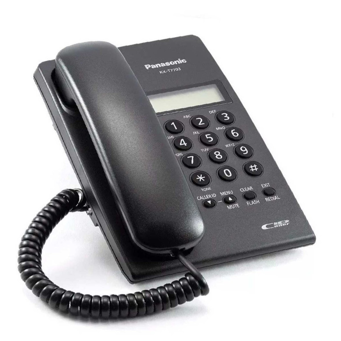 گوشی تلفن رومیزی پاناسونیک مدل KX-T7703SX - مشکی و سفید (گارانتی یک ساله پویان)