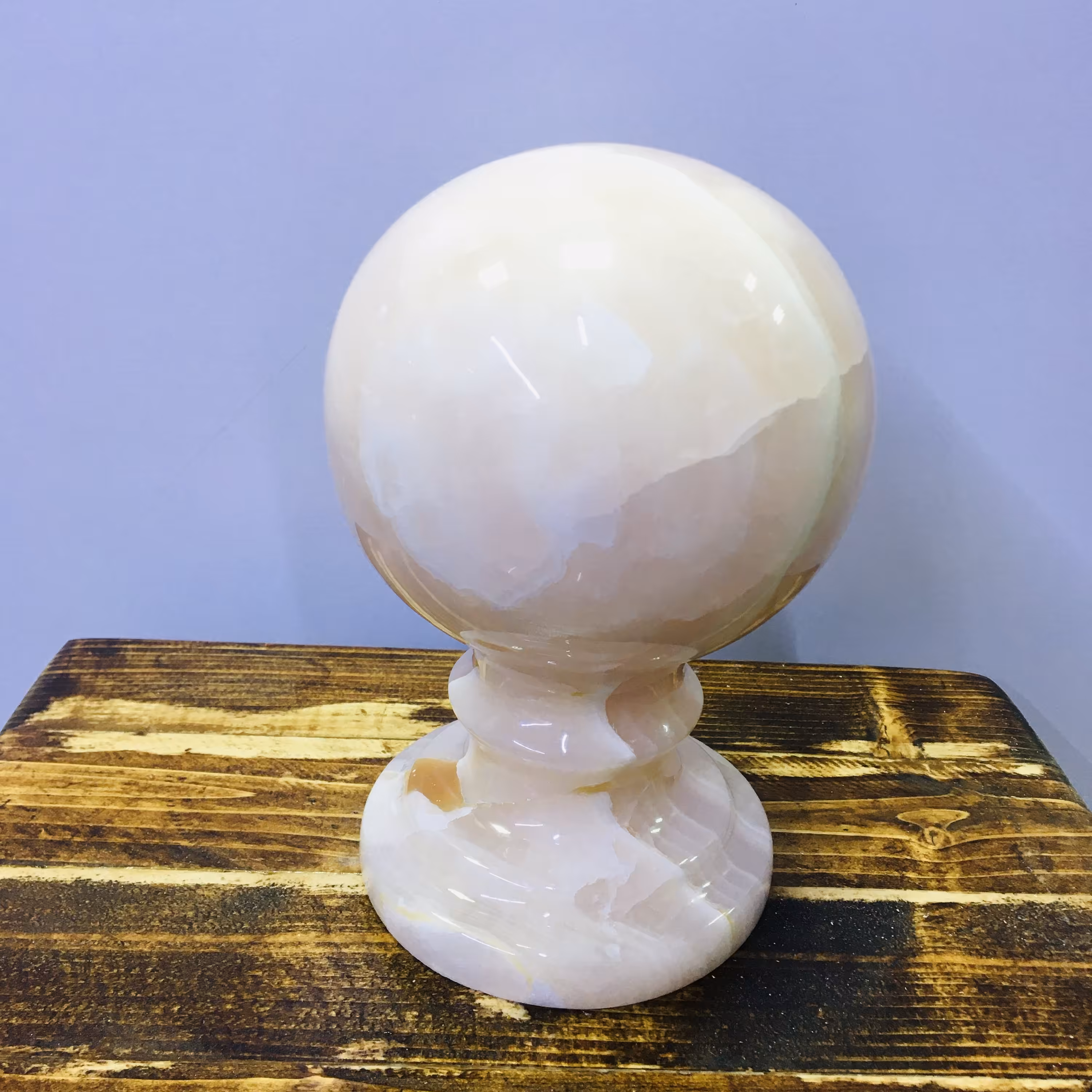 گوی سنگی مرمر صورتی افغانستان