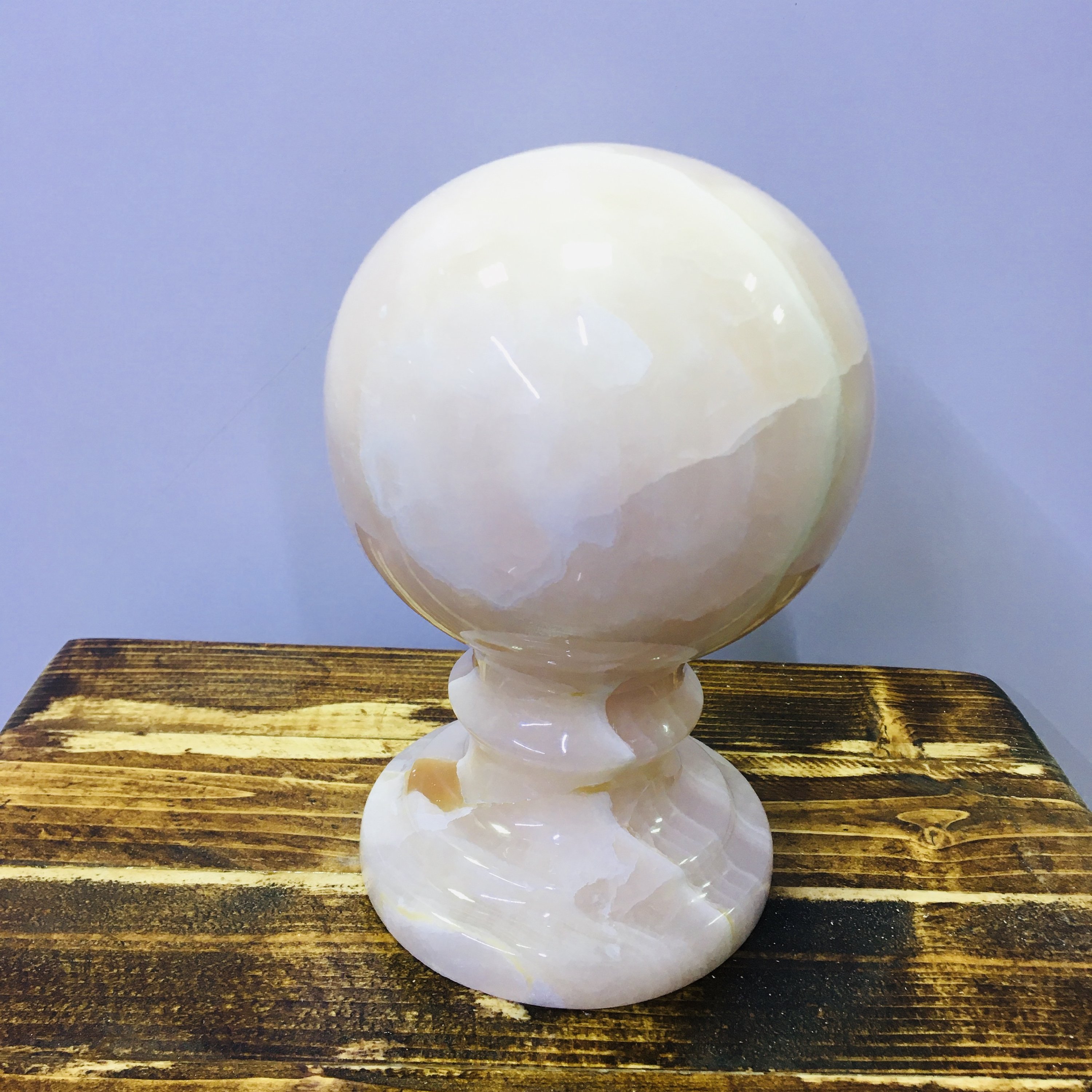 گوی سنگی مرمر صورتی افغانستان