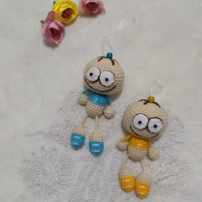 عروسک وروجک  مناسب جاسوییچی یا آویز ماشین یا کیف