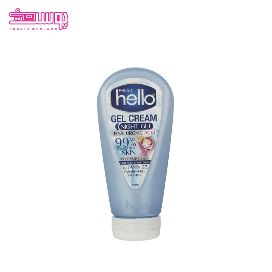 کرم ژل آبرسان هلو فرش مدل Night Gel حجم 150ml