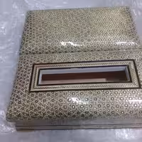 جعبه ست جاکاردی وجادستمال کاغذی خاتم