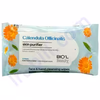 دستمال مرطوب ضد باکتری دست و صورت کالاندولا بیول 10 عددی