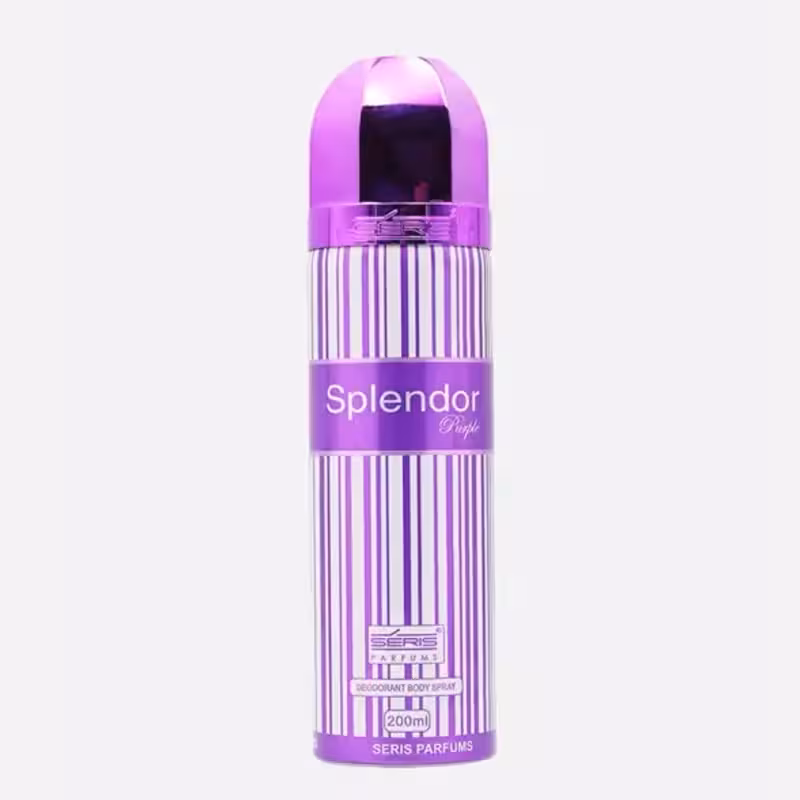 اسپری اسپلندور بنفش اصل اسپری بدن اسپلندور splendor خوشبو کننده بدن اسپلیندور عطر اسپیلندور بهترین کادو زنانه دخترانه
