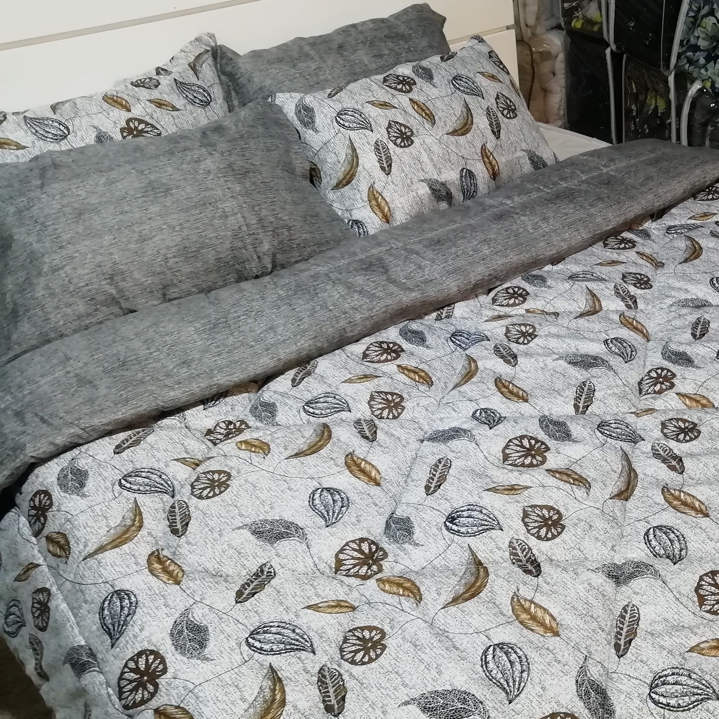 روتختی و لحاف روتختی دونفره 6 تکه دورویه طرح های فانتزی کد 05