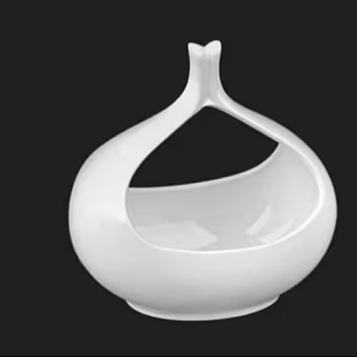 شکلات خوری سرامیکی طرح اشک سایز  متوسط