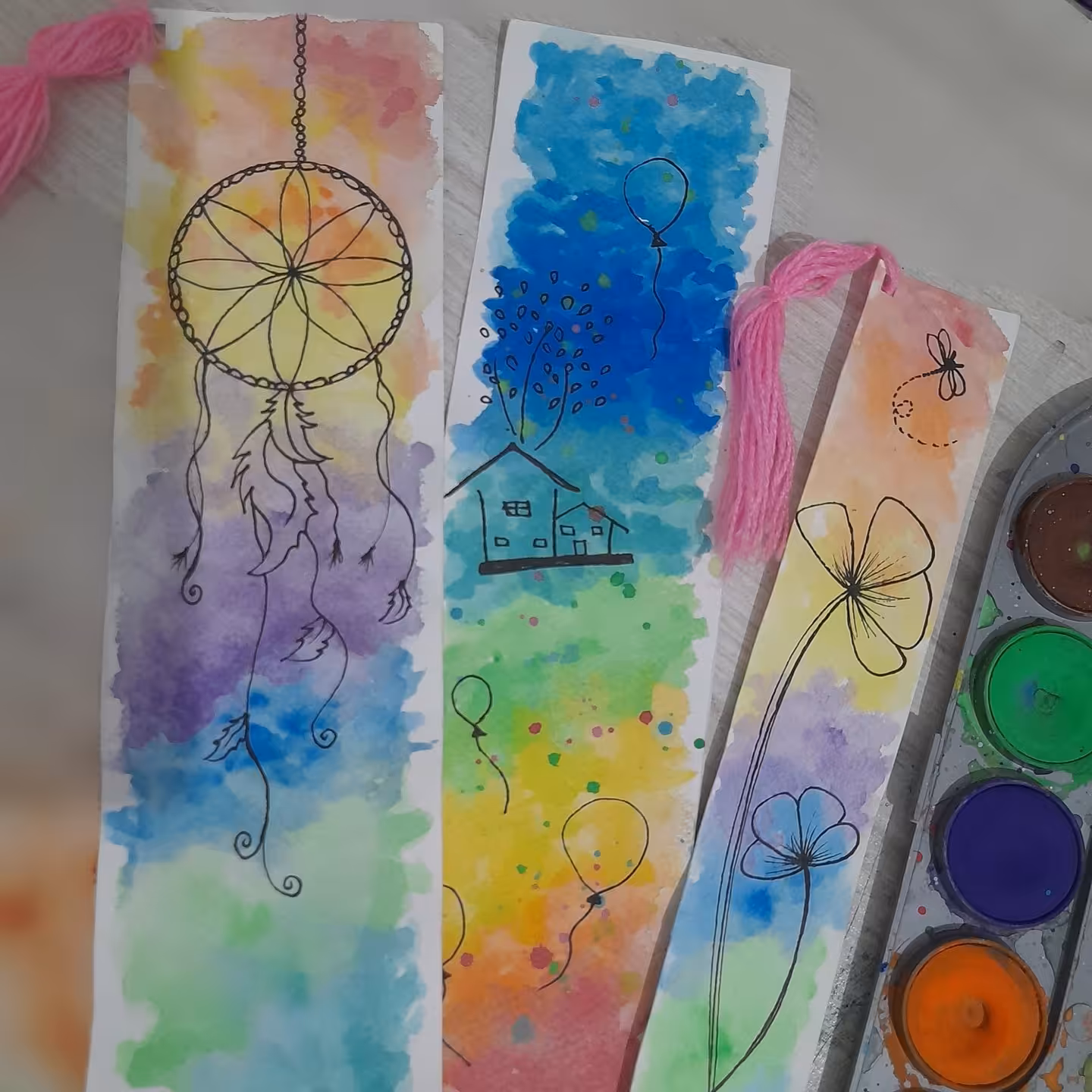 بوکمارک(نشانگرکتاب)طرح فانتزی