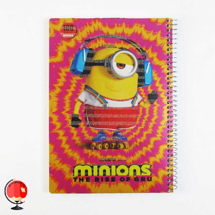 دفتر مشق 100 برگ سیمی طرح مینیون آپادانا