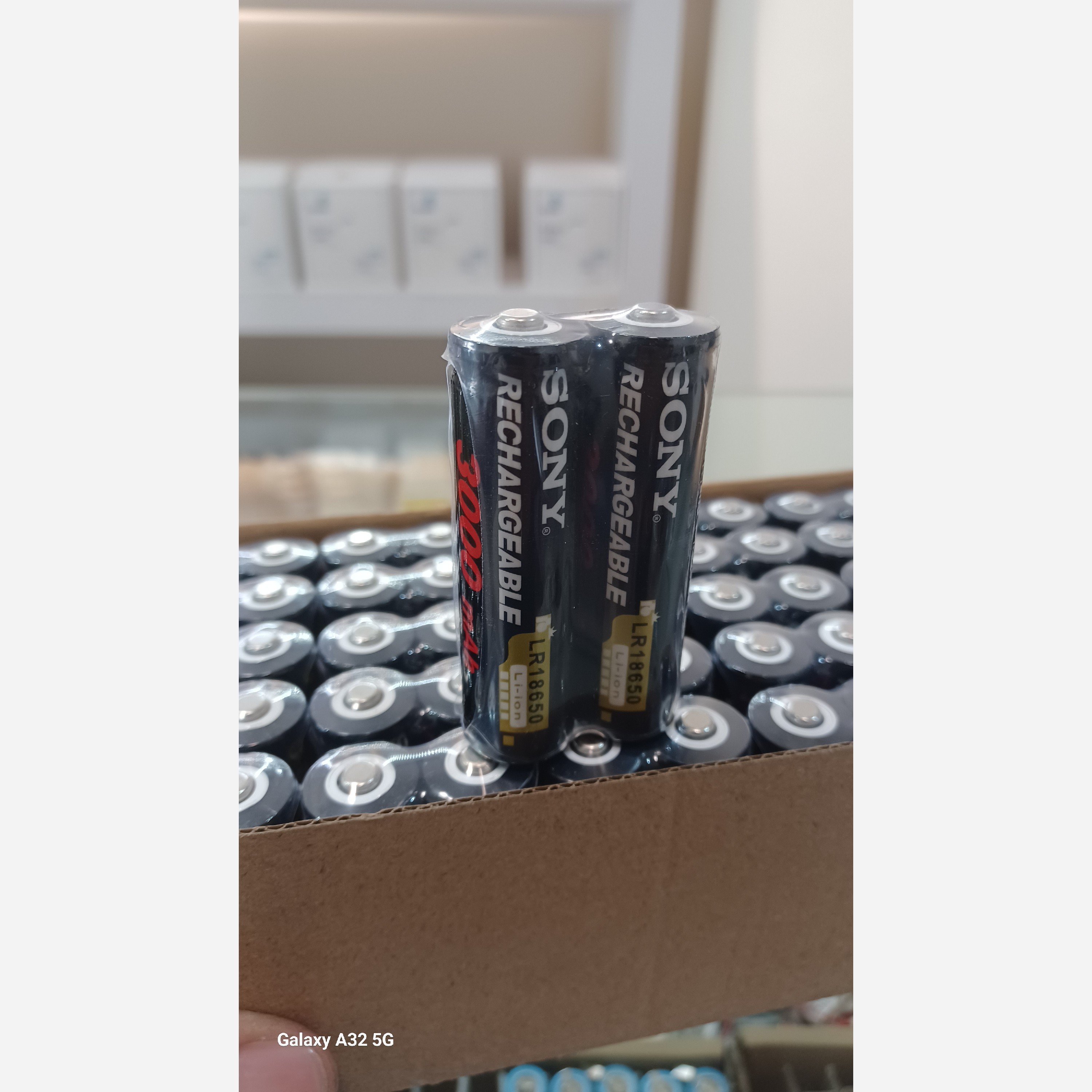 باتری 18650 لیتیوم یون 3.7 ولت 3000 میلی آمپرSONY (تک عددی)