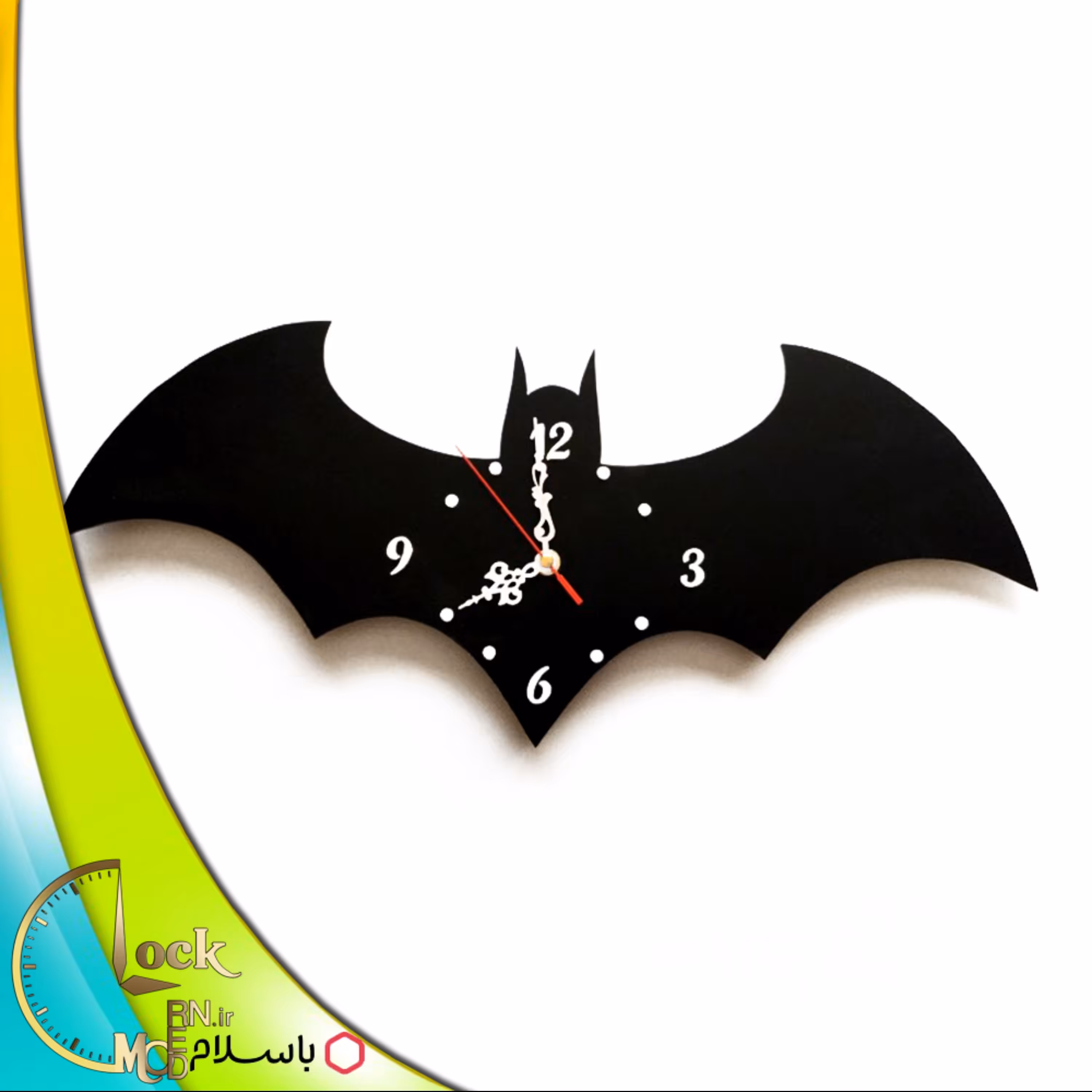 ساعت دیواری طرح بت من کد 103