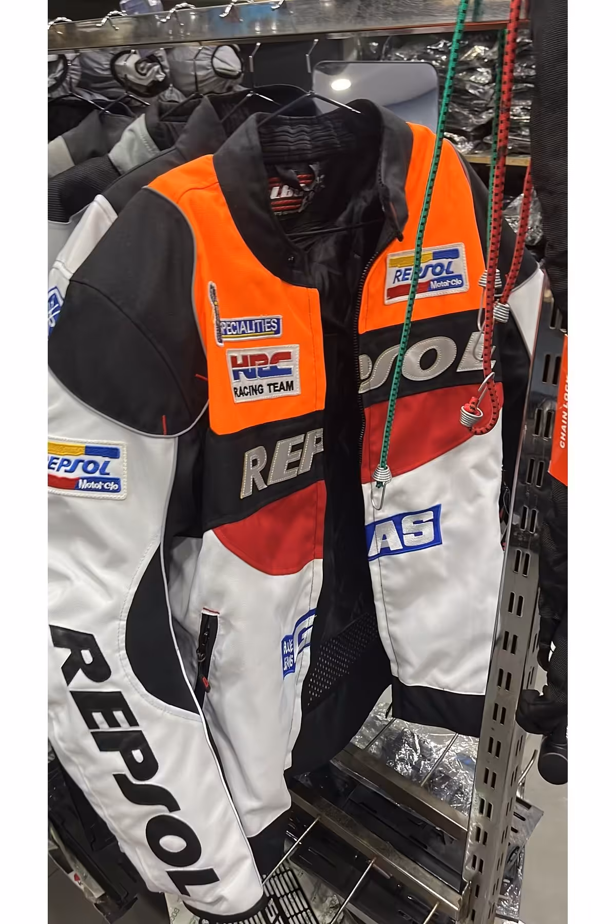 کاپشن موتورسوار مردانه و زنانه کت 4 فصل اورجینال REPSOL