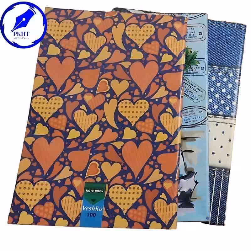 دفتر 40 برگ خطی کارتی منگنه ای