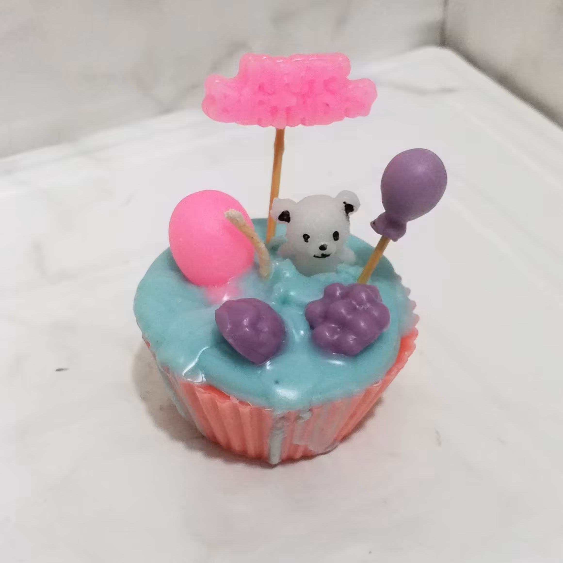 شمع کاپ کیک گیفت تولد