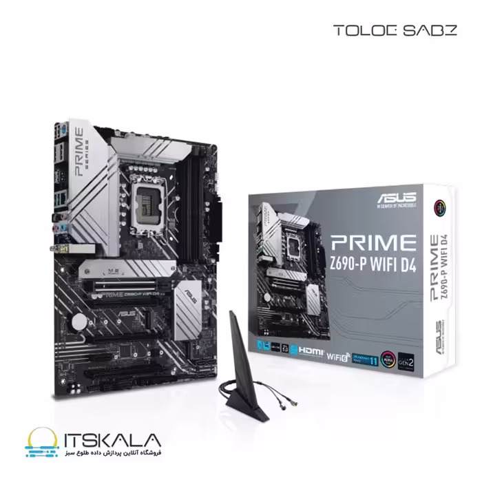 قیمت و خرید مادربرد ایسوس ASUS PRIME Z690 P WIFI D4 | ITSKALA