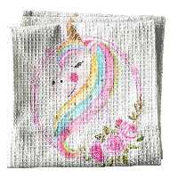 دستمال آشپزخانه مدل تک شاخ ملوس