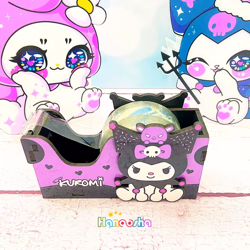 پایه چسب چوبی کرومی