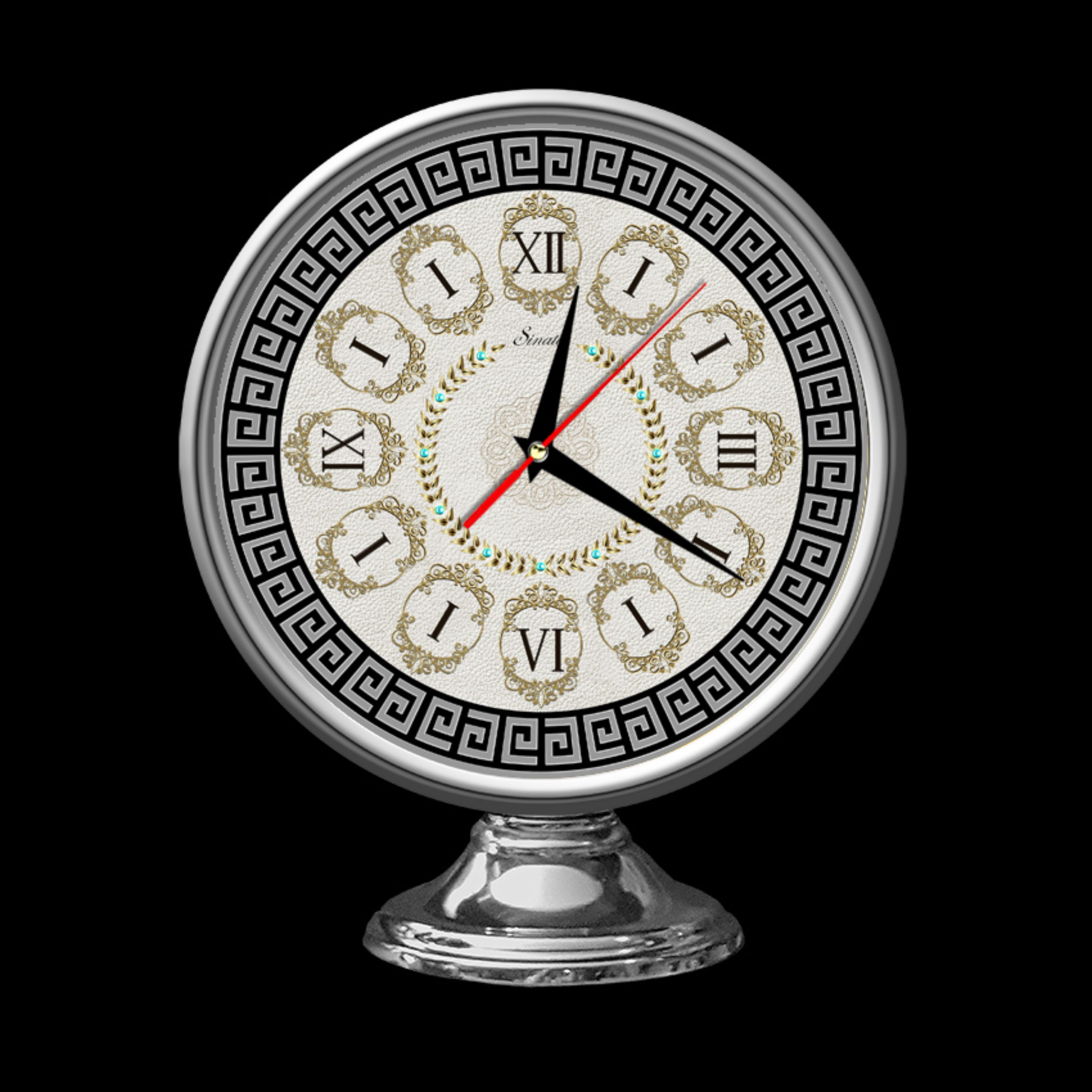 ساعت رومیزی  تک پایه