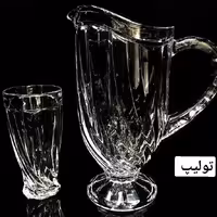 پارچ و لیوان تولیپ،آنجلیکا (پس کرایه)