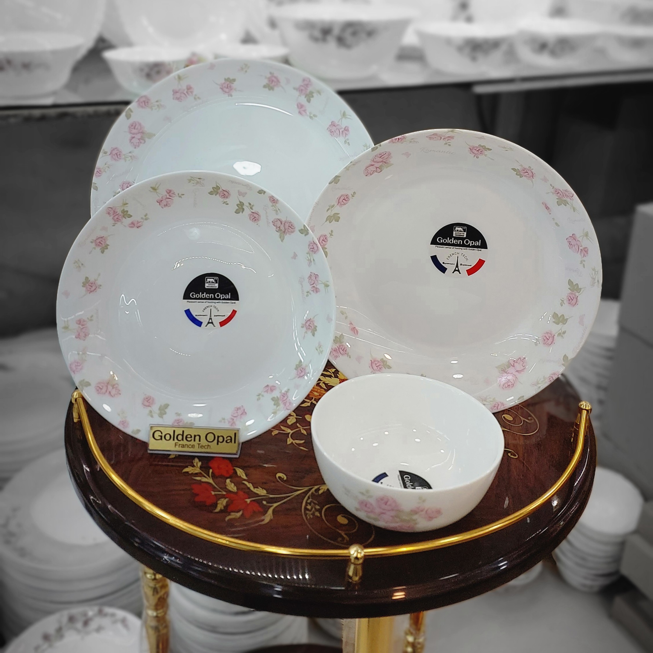 سرویس آرکوپال رومانتیک دیوالی 26 پارچه 6نفره گلدن اپال ارسال رایگان و کیفیت عالی و قیمت مناسب