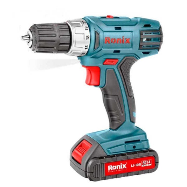 دریل شارژی رونیکس مدل 8014 دوباتری